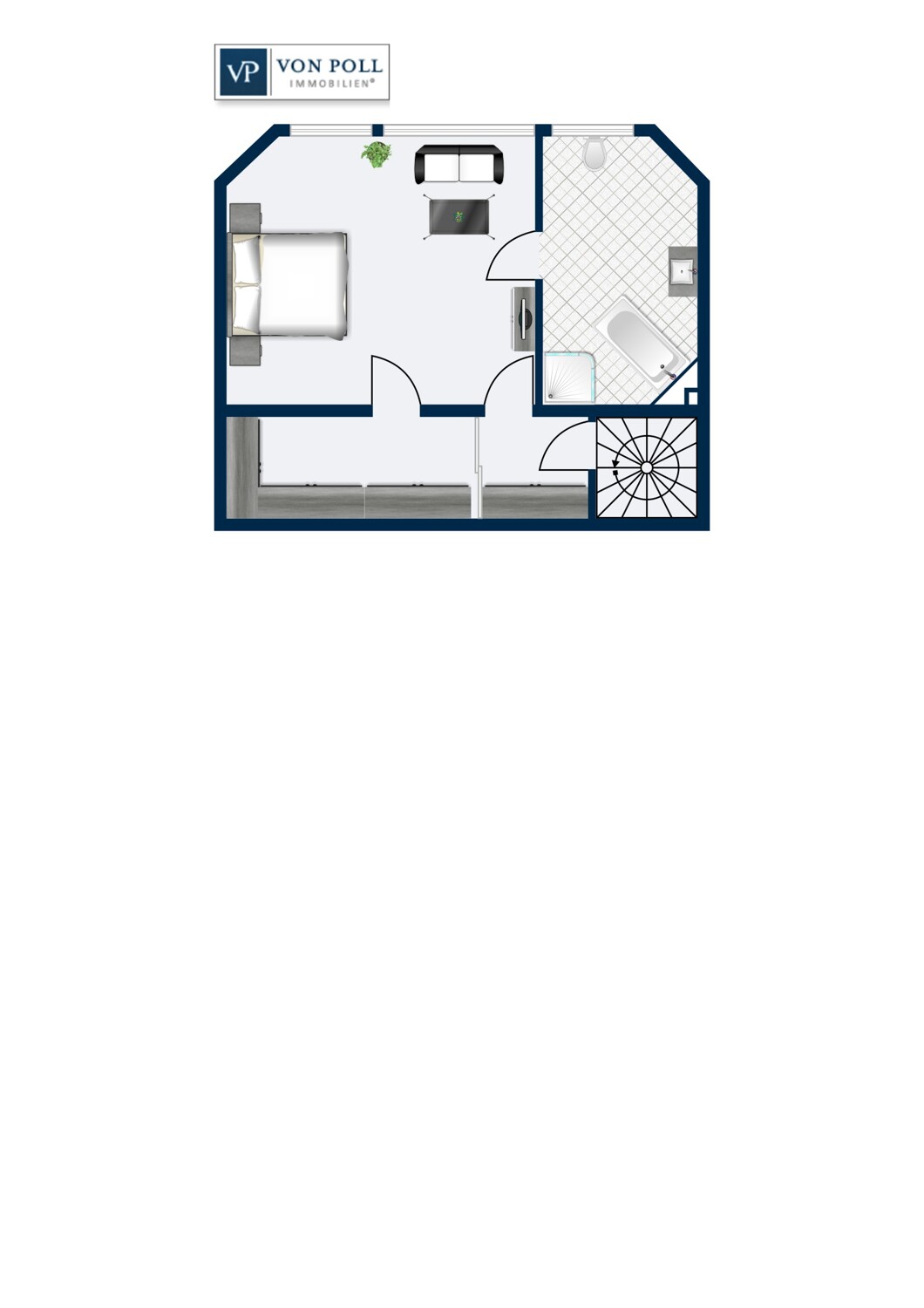Großzügige Maisonettewohnung mit Terrasse in begehrter Grunewaldlage