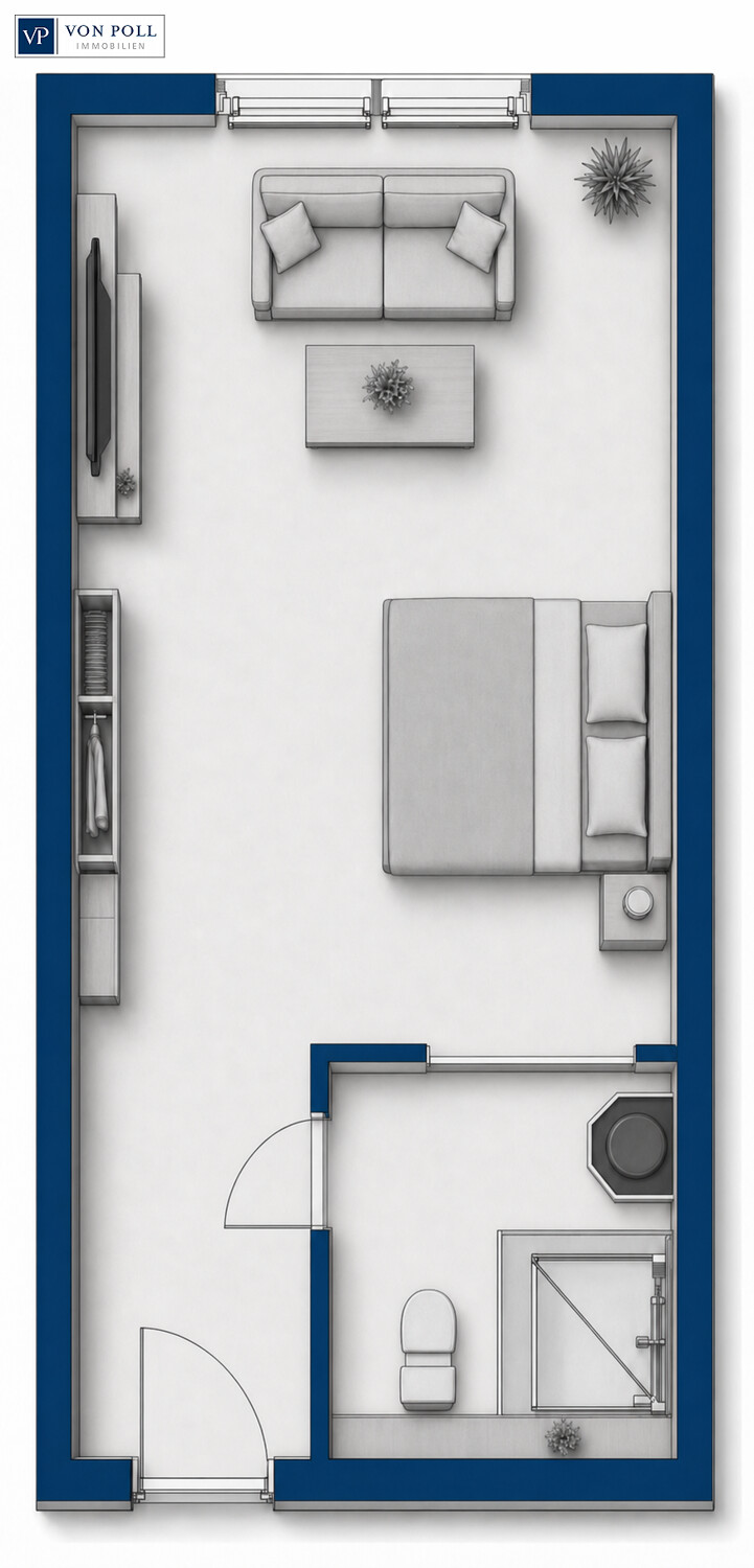 Grundriss Apartment