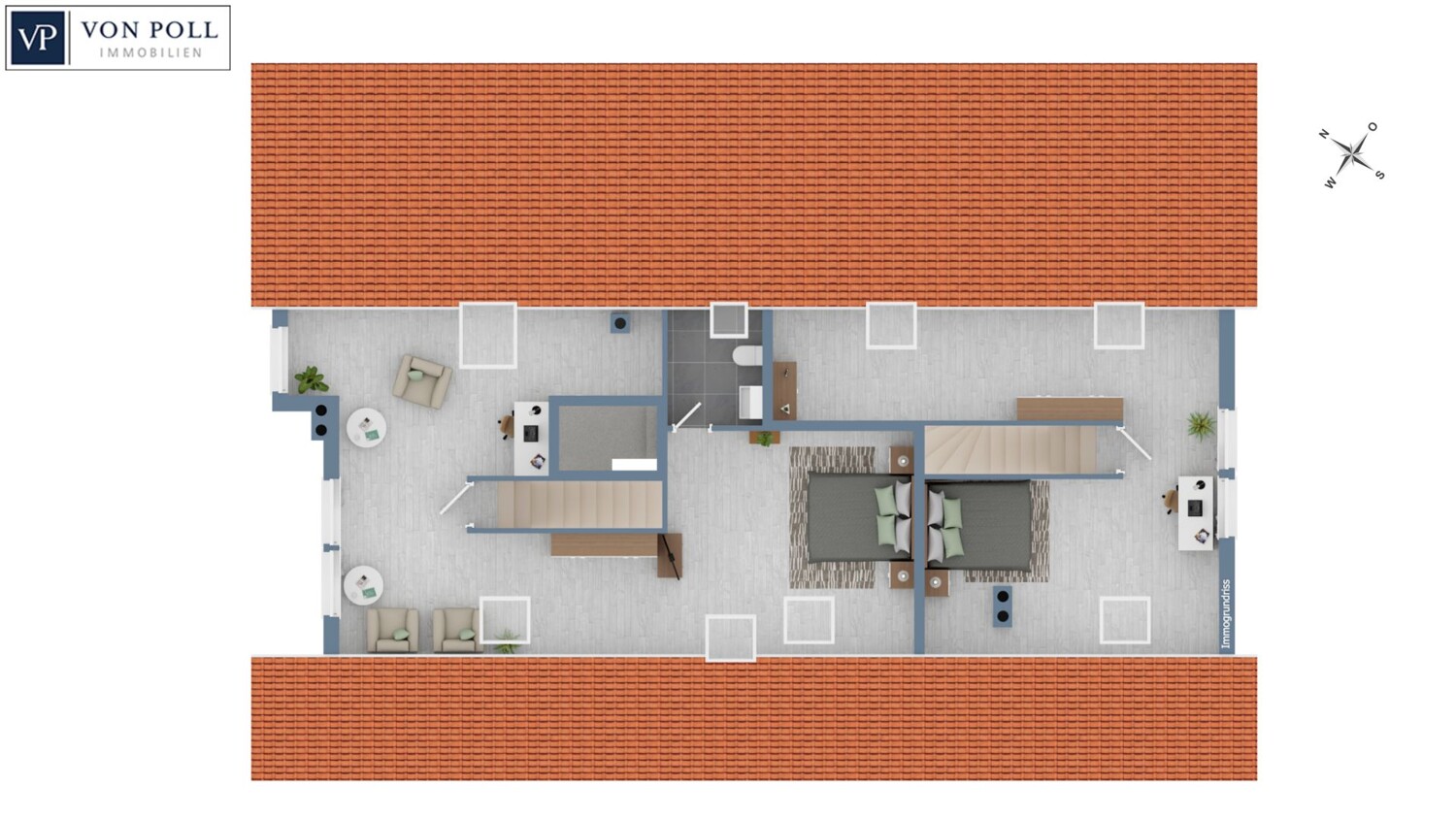 geplant: Grundriss Spitzboden