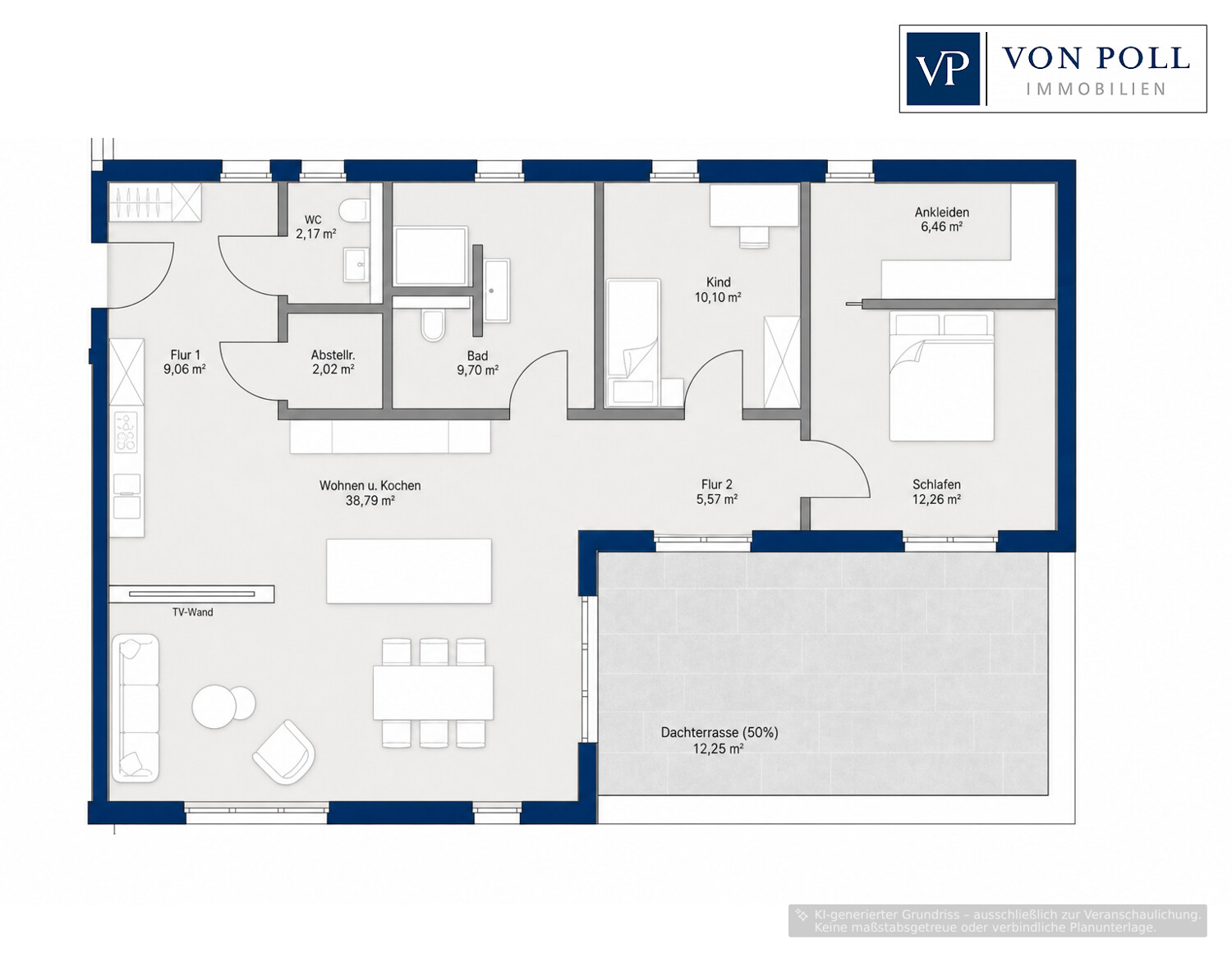 Grundriss Wohnung Nr. 8