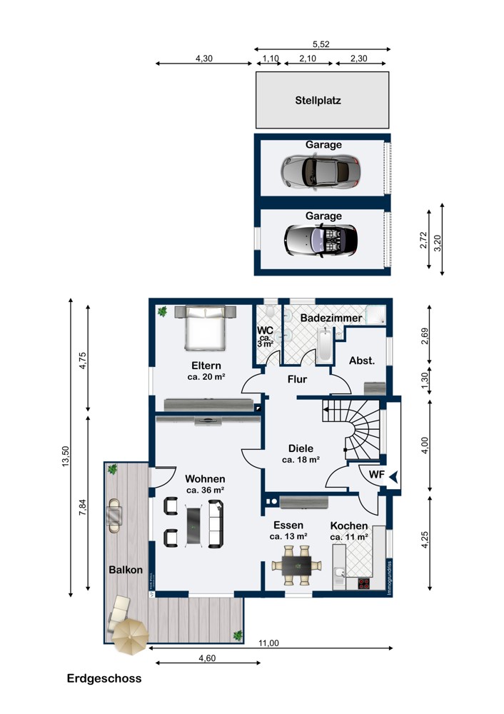 Grundriss EG Grundriss EG