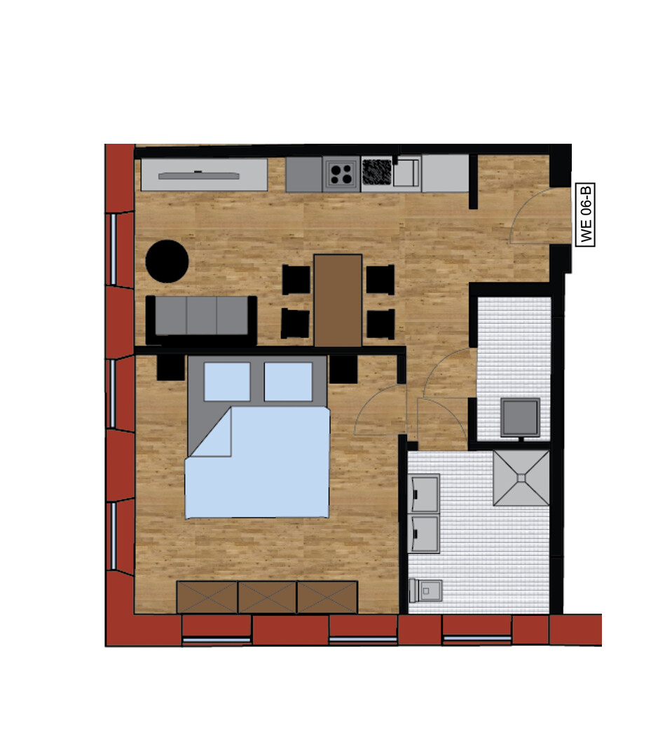 Grundriss Brauereikontor OG-Wohnung B6_B