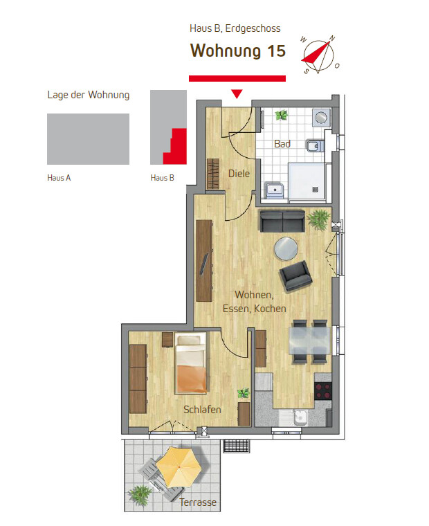 R15 Grundriss Haus B