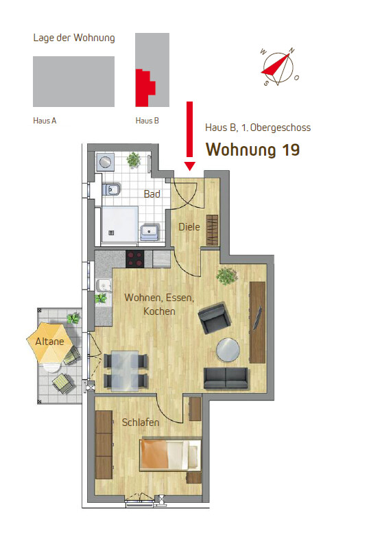 WHG 19 Grundriss Haus B