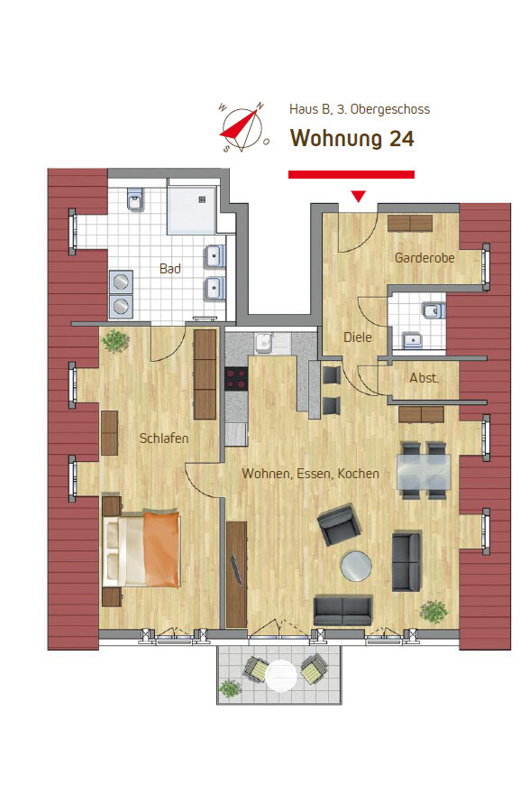 WHG 24 Grundriss Haus B