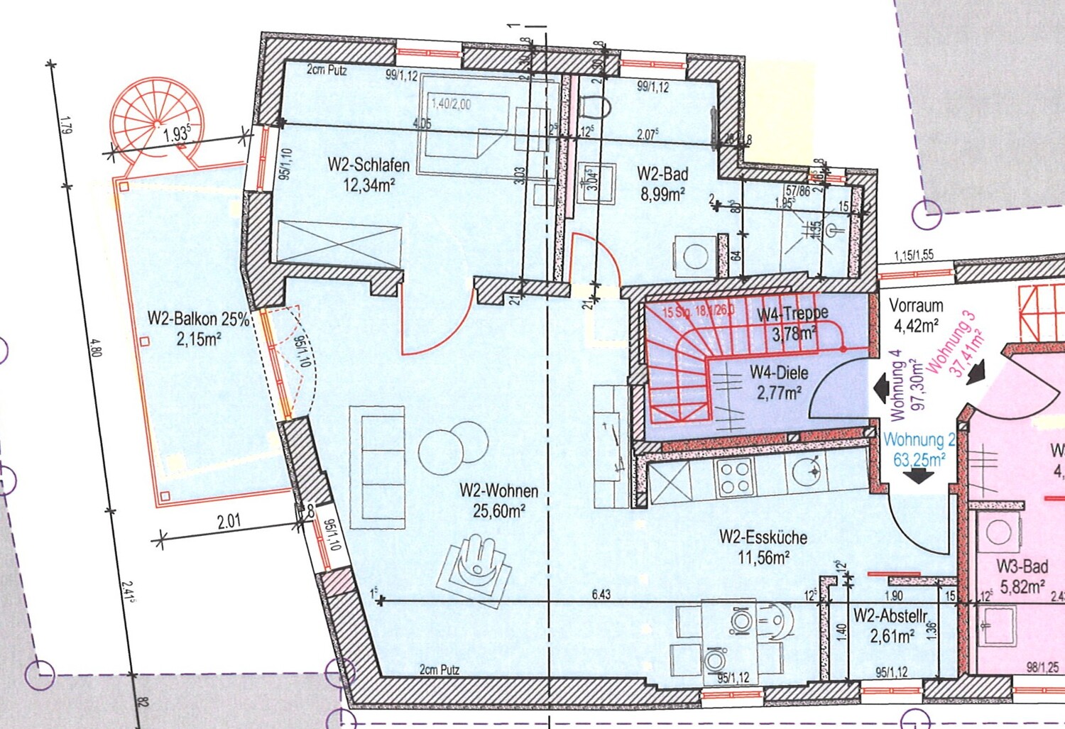 Grundriss OG Whg. 2