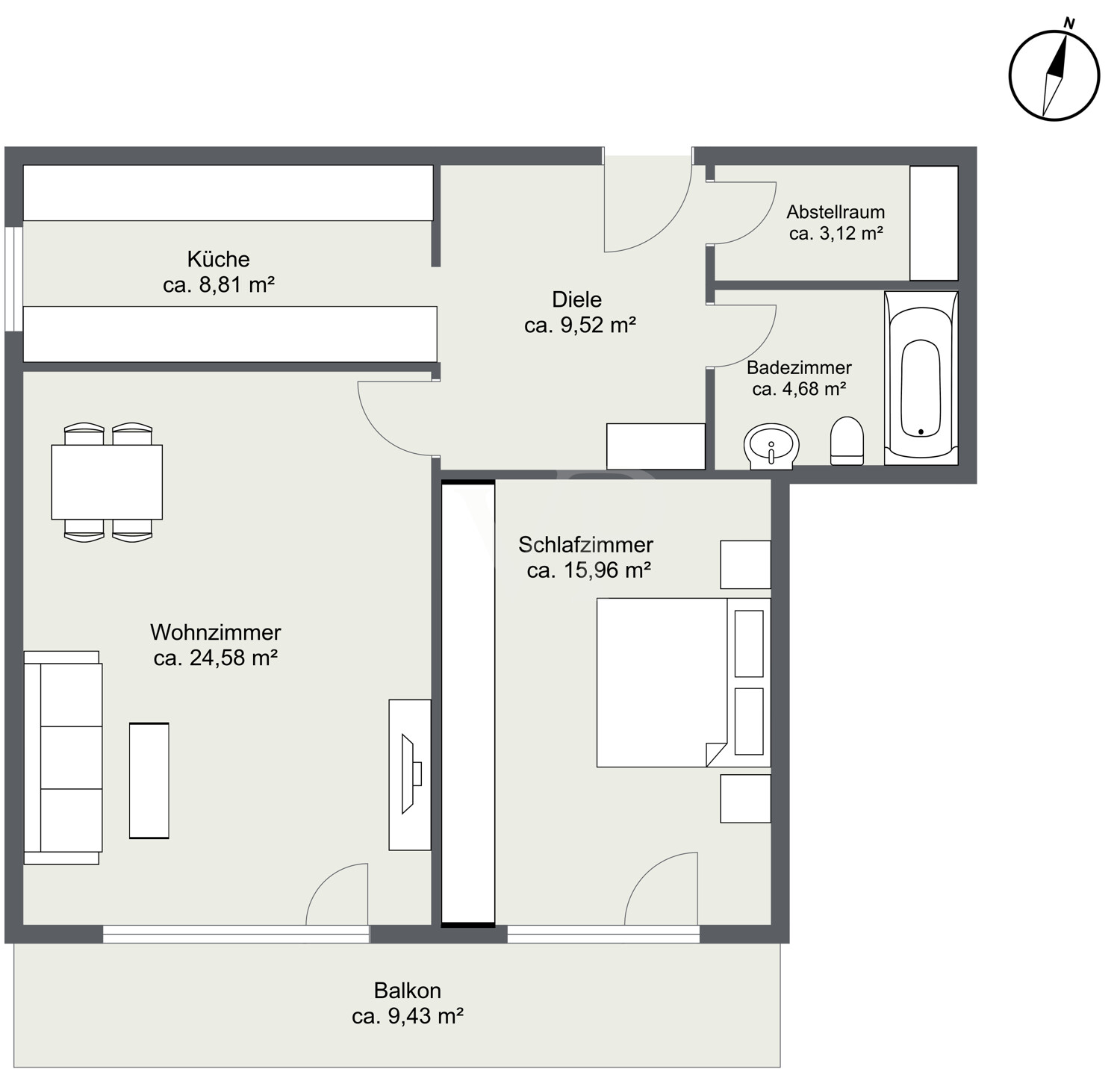 Etagenwohnung