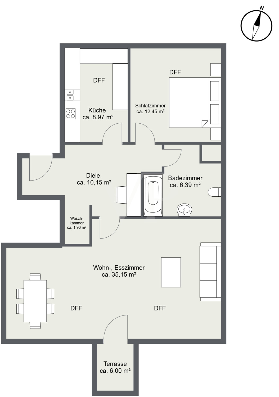 Dachgeschosswohnung