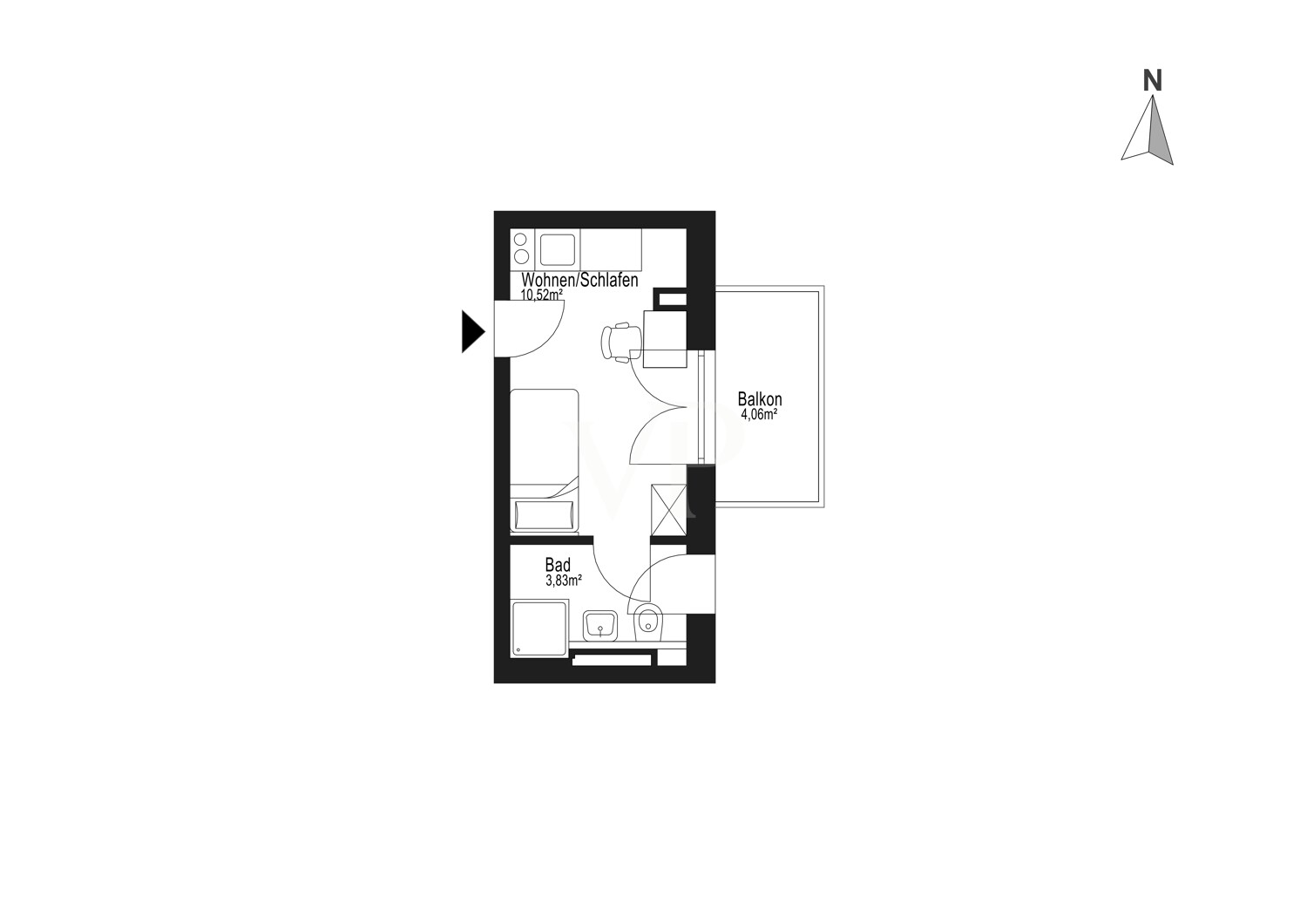Apartment 19. Dachgeschoss