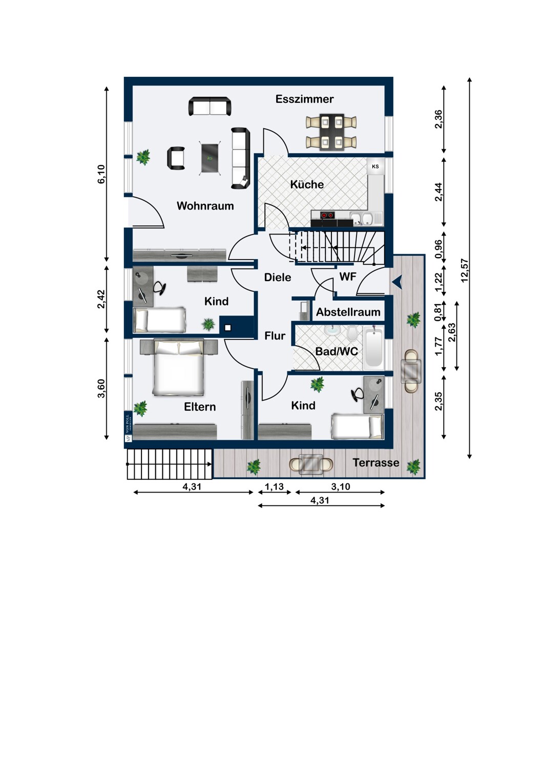 Grundriss, EG