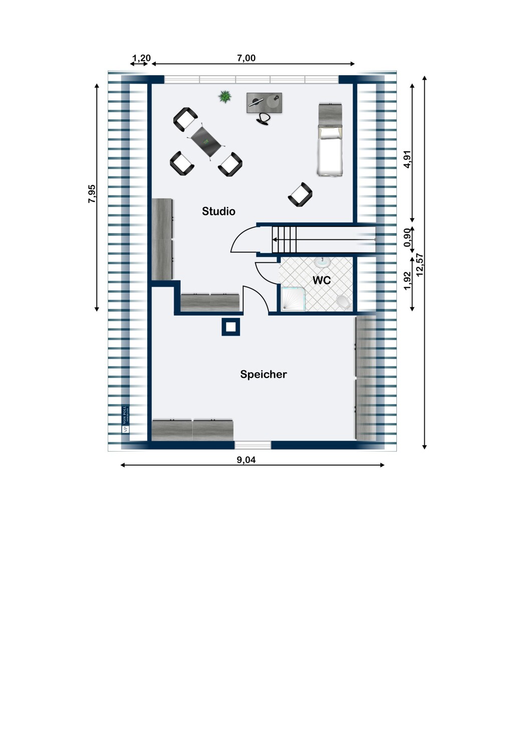 Grundriss, DG