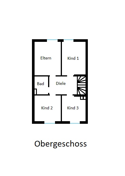 Grundriss Obergeschoss Grundriss Obergeschoss