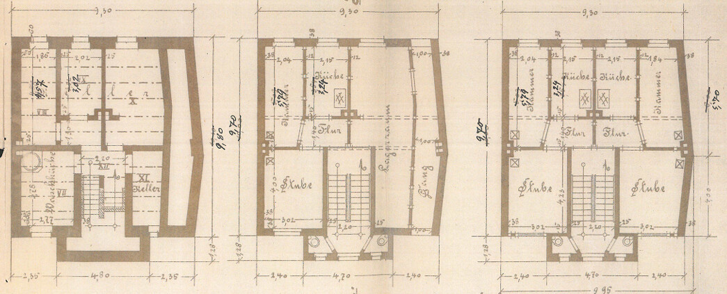 Grundriss Hinterhaus