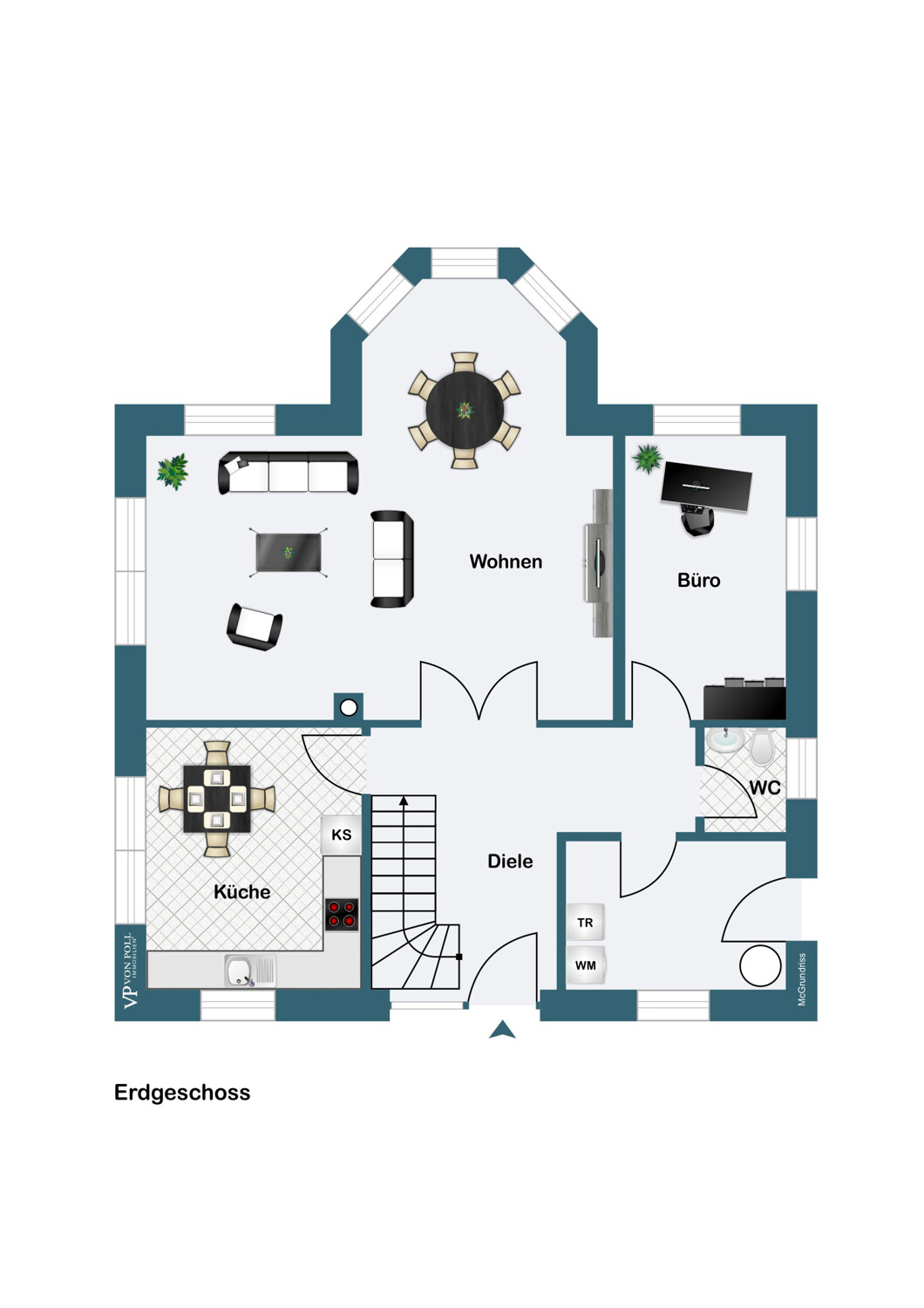 Modernes Familienglück: 152 m² Wohn- & Nutzfläche, 6 Zimmer & herrlicher Garten, schöner Ausblick