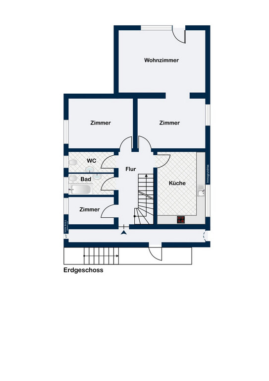 Grundriss EG Haus oben