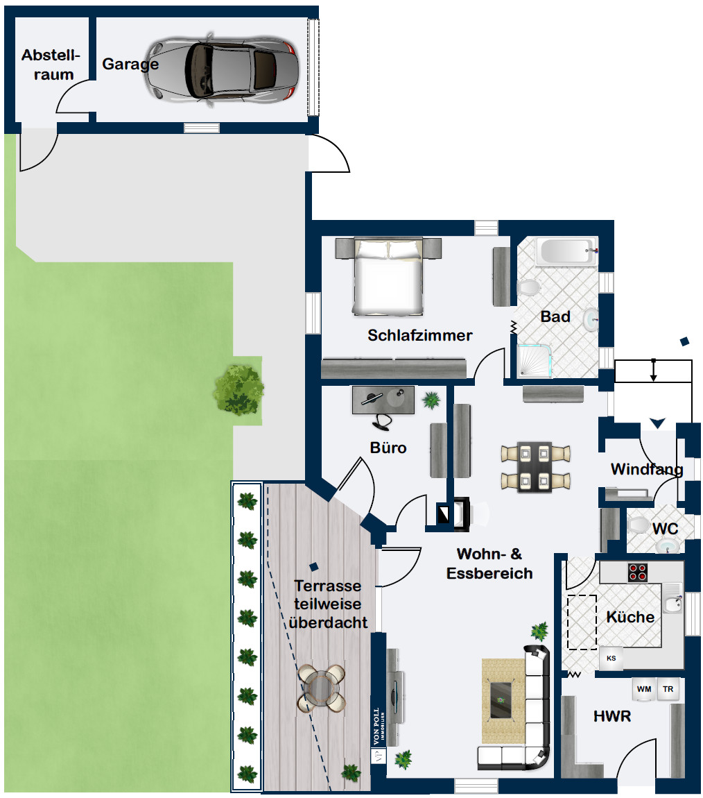 Traumhafter Bungalow in herrlicher Wohnlage von Weyhe