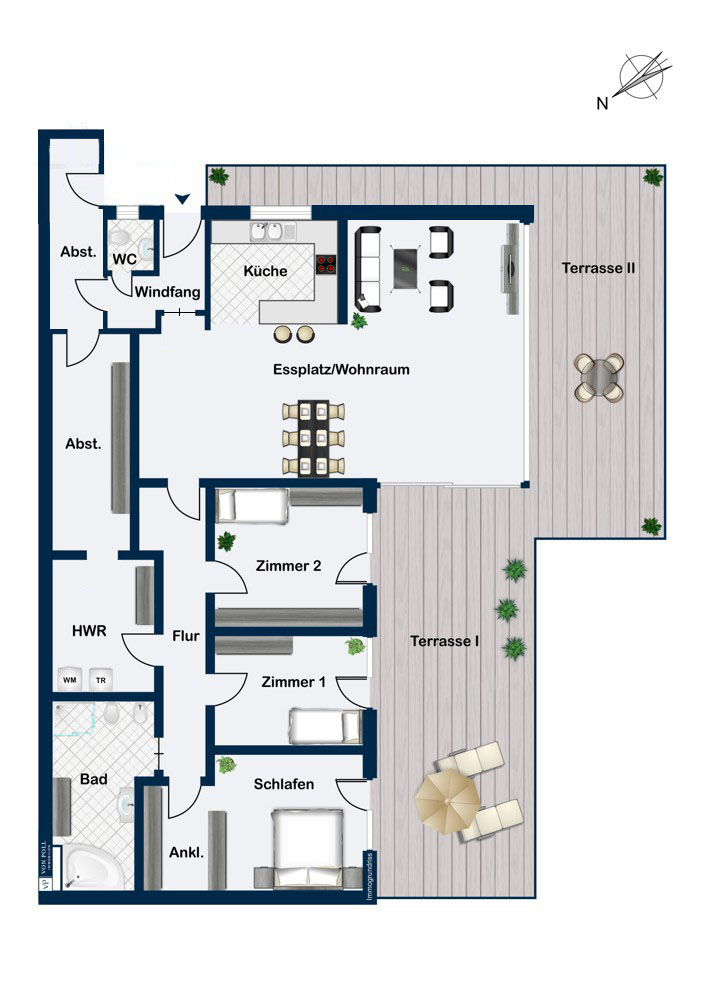 Grundriss Wohnung