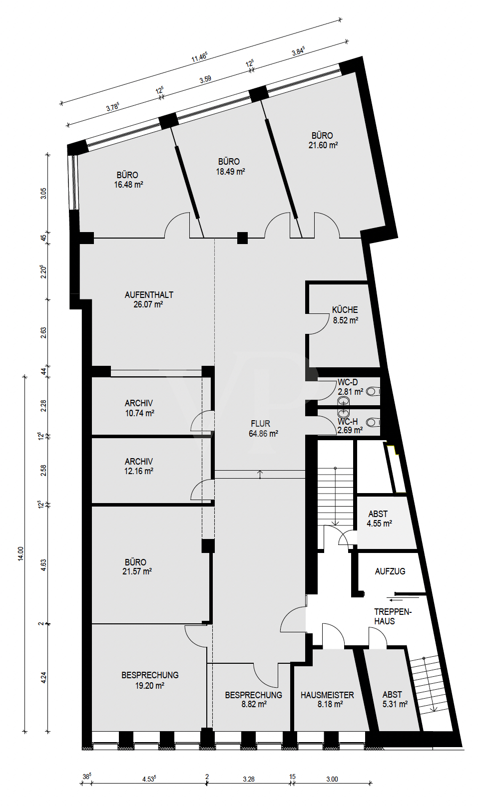 Grundriss Altenwall 17-18