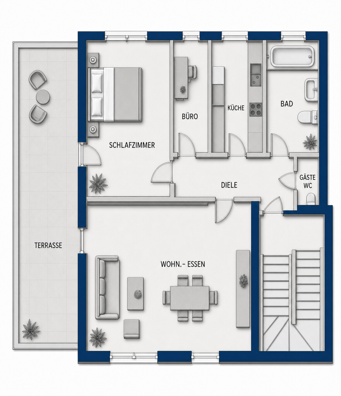 Etagenwohnung