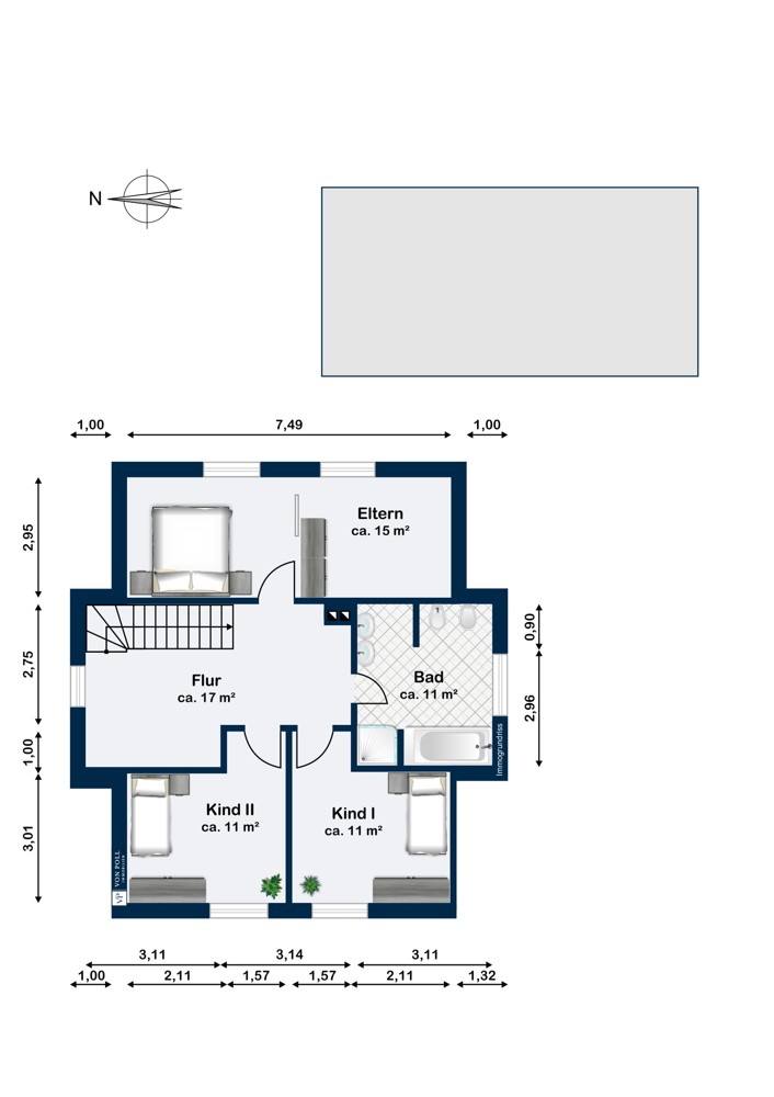 Grundriss Obergeschoss Grundriss Obergeschoss