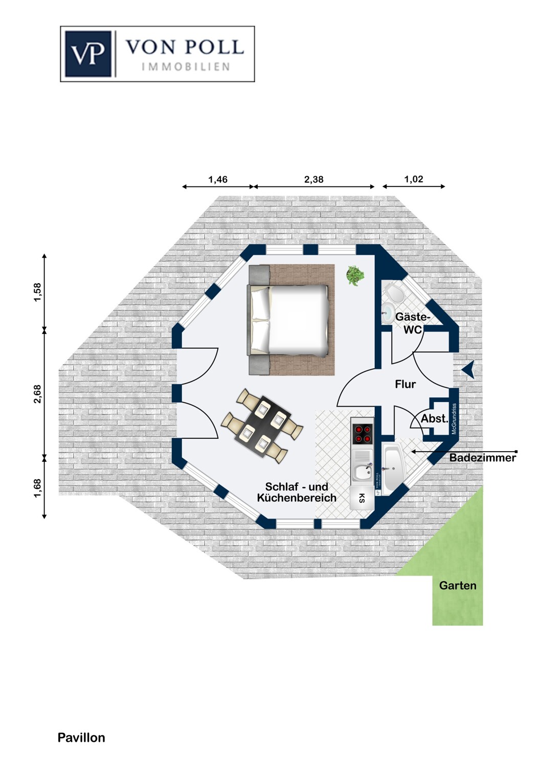 Grundriss Appartementhaus