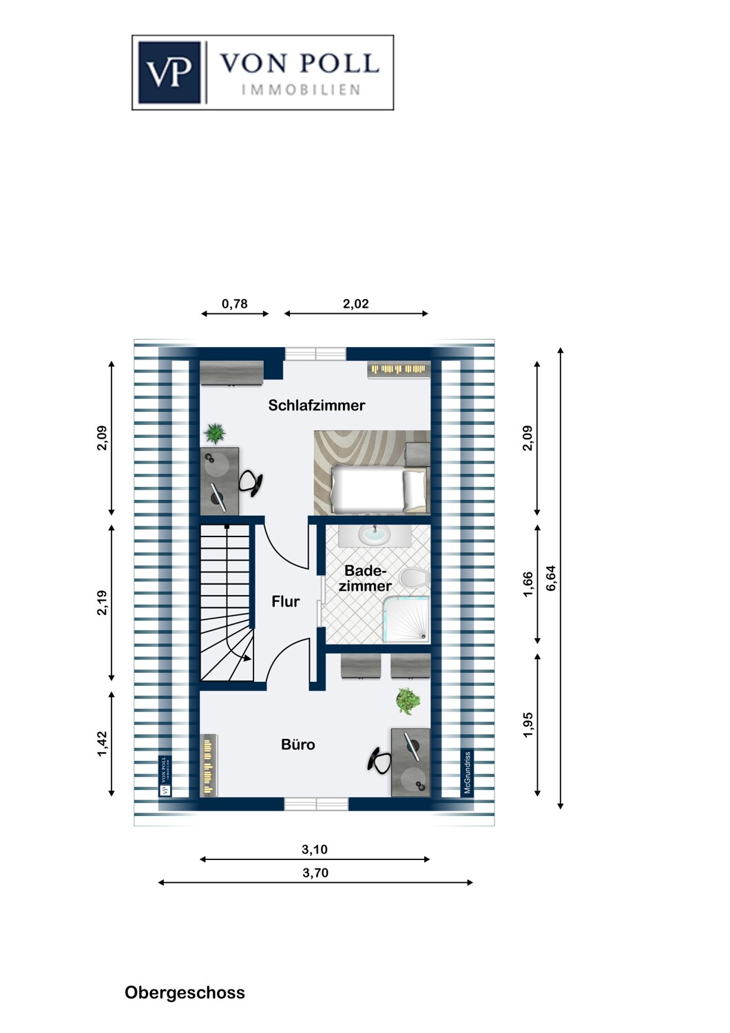 Grundriss Obergeschoss