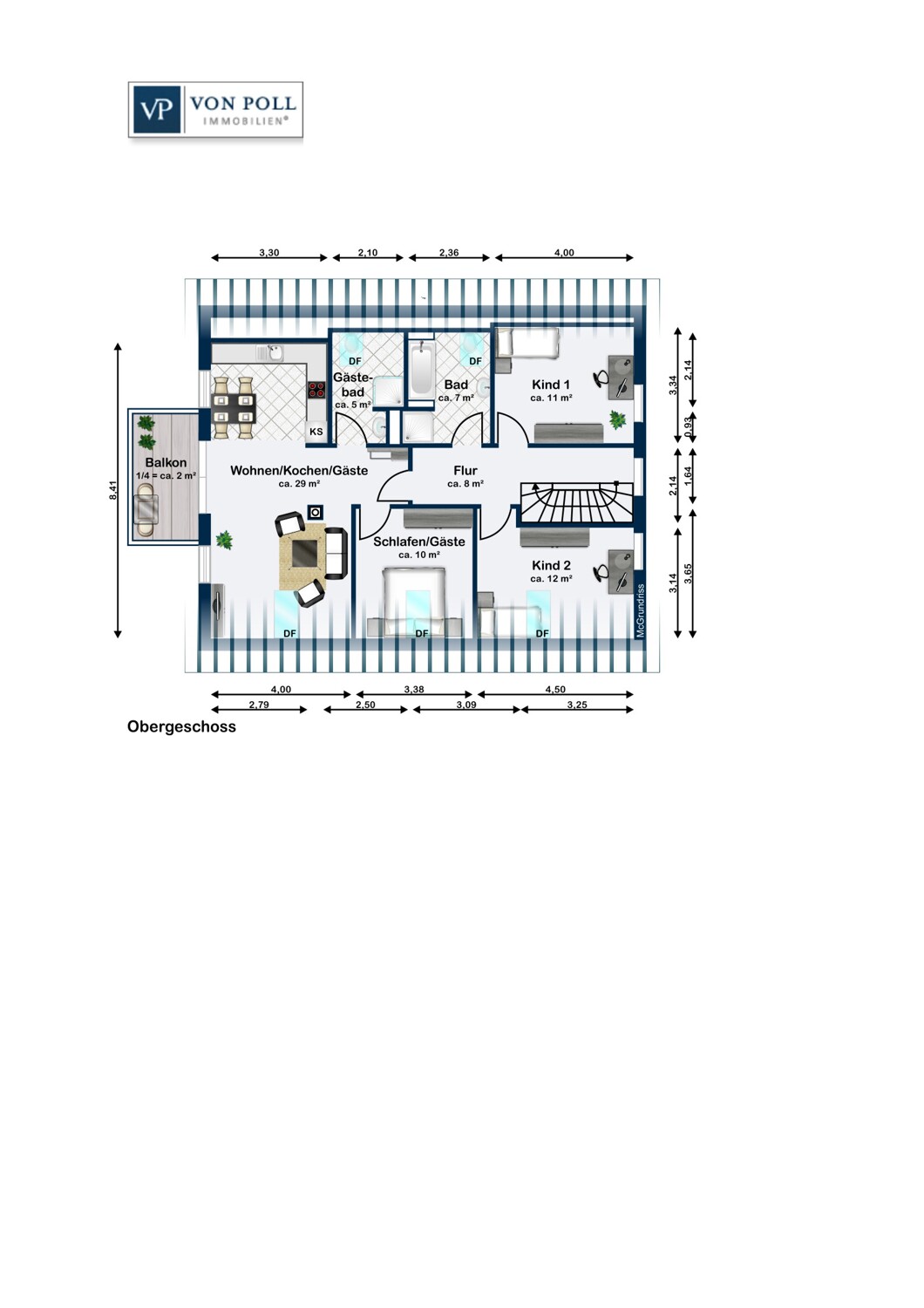 Grundriss Dachgeschoss