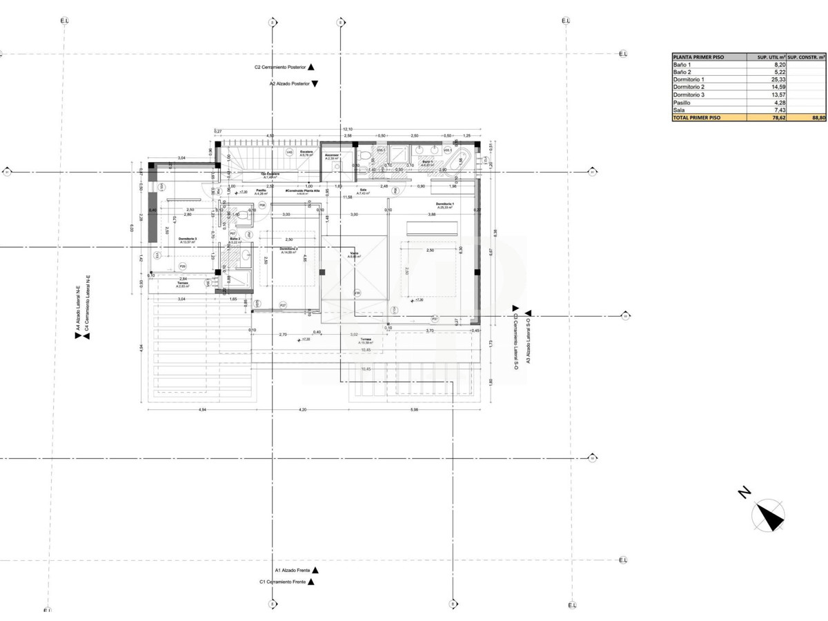Luxurious villa under construction in Roque del Conde