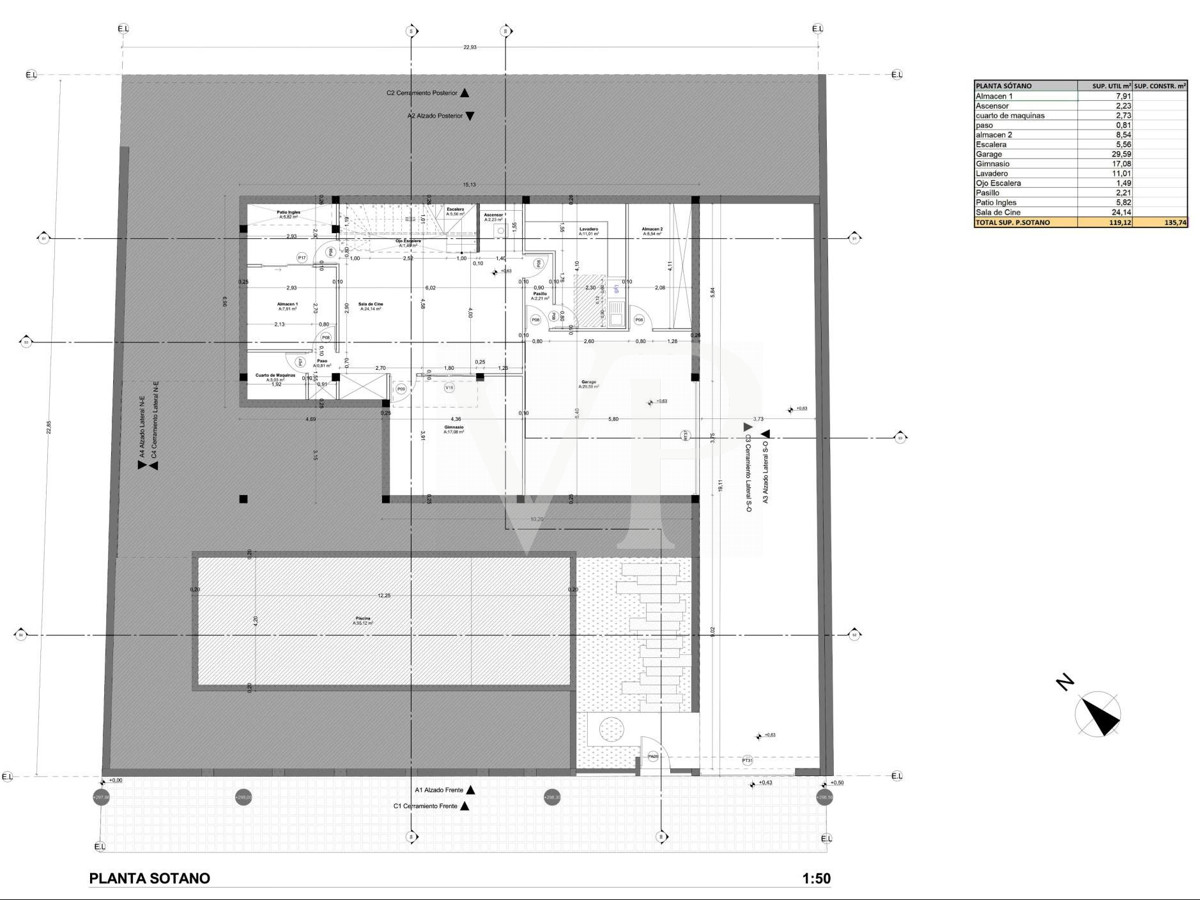 Luxurious villa under construction in Roque del Conde