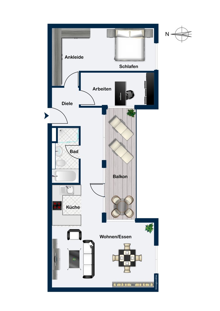 Grundriss WHG 7 Grundriss WHG 7