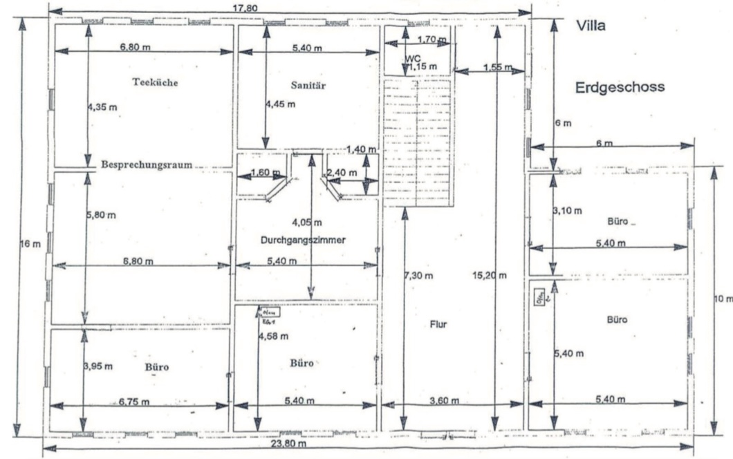 Historische Reitzsche- Villa südlich von Bautzen