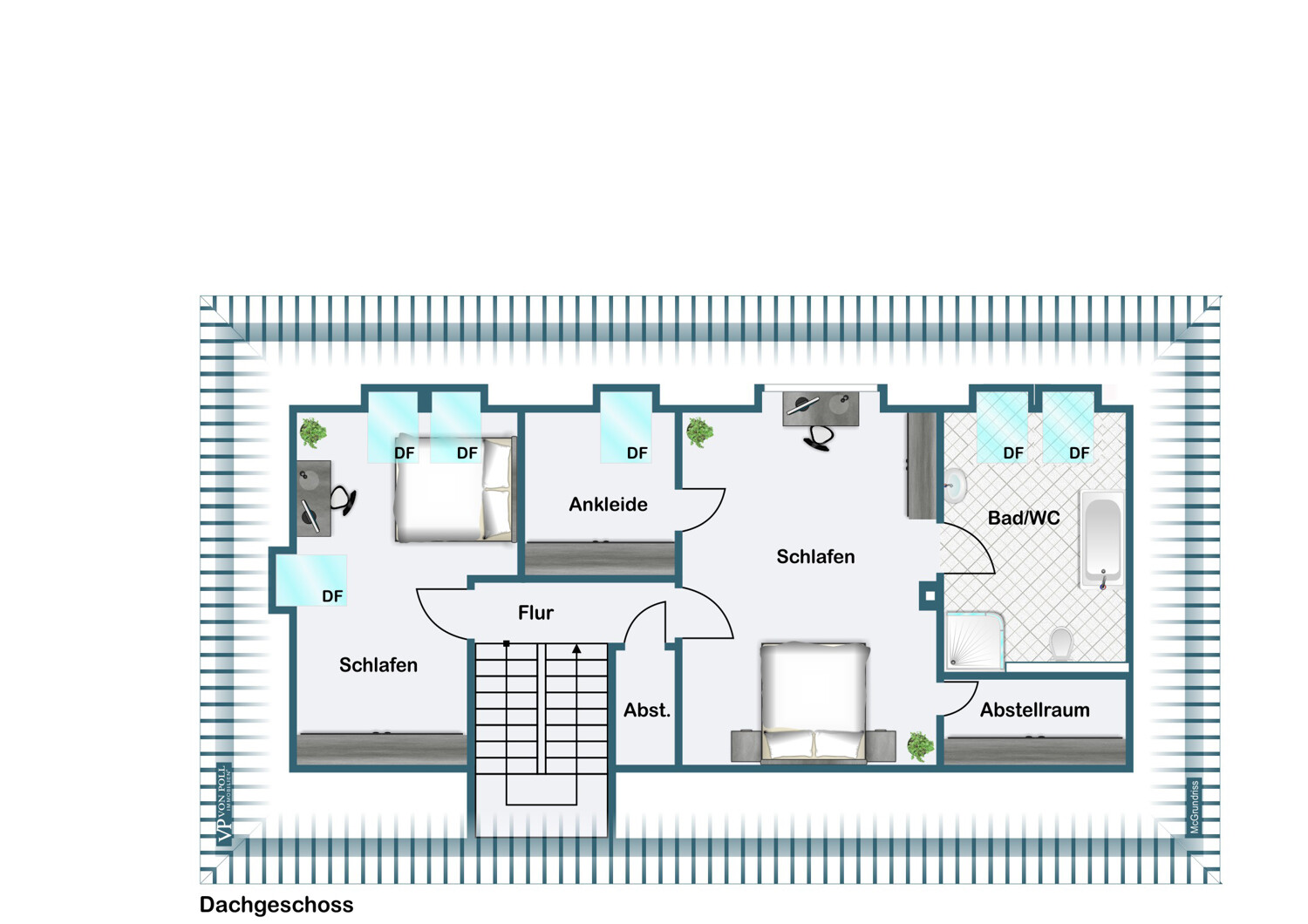 Grundriss Dachgeschoss