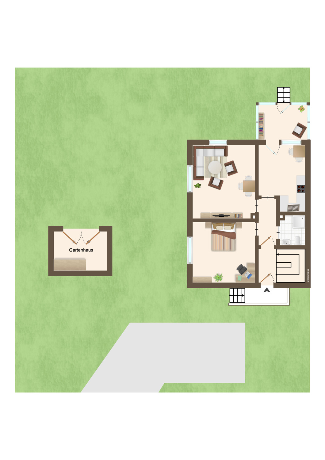 Erdgeschoss Grundriss