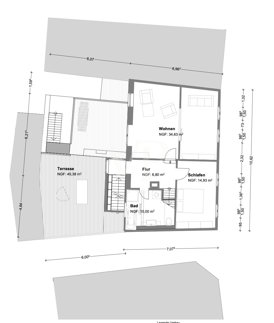 Grundriss 1. Obergeschoss Grundriss 1. Obergeschoss
