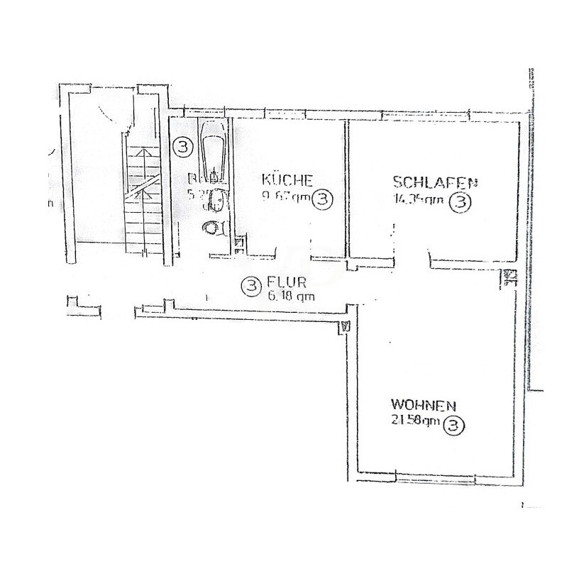 Grundriss Whg 3 Grundriss Whg 3