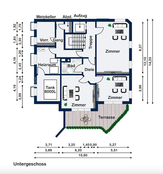 Grundriss UG