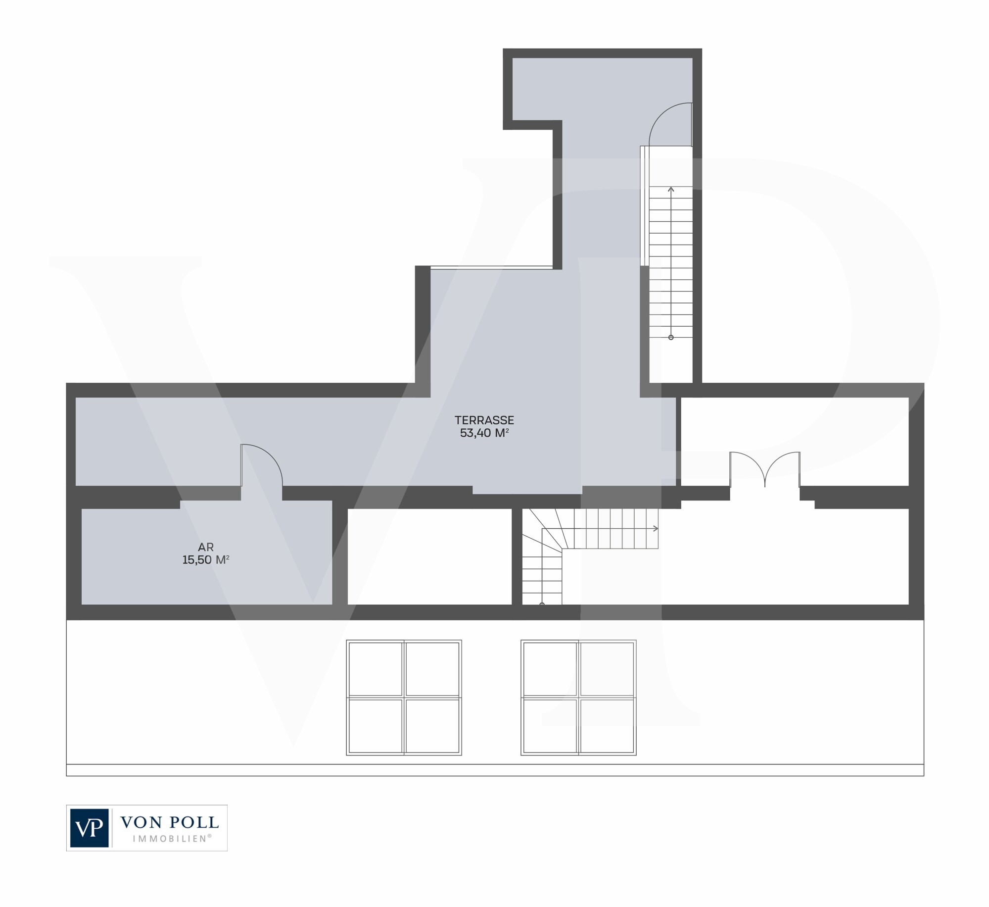 Galerie und Dachterrasse