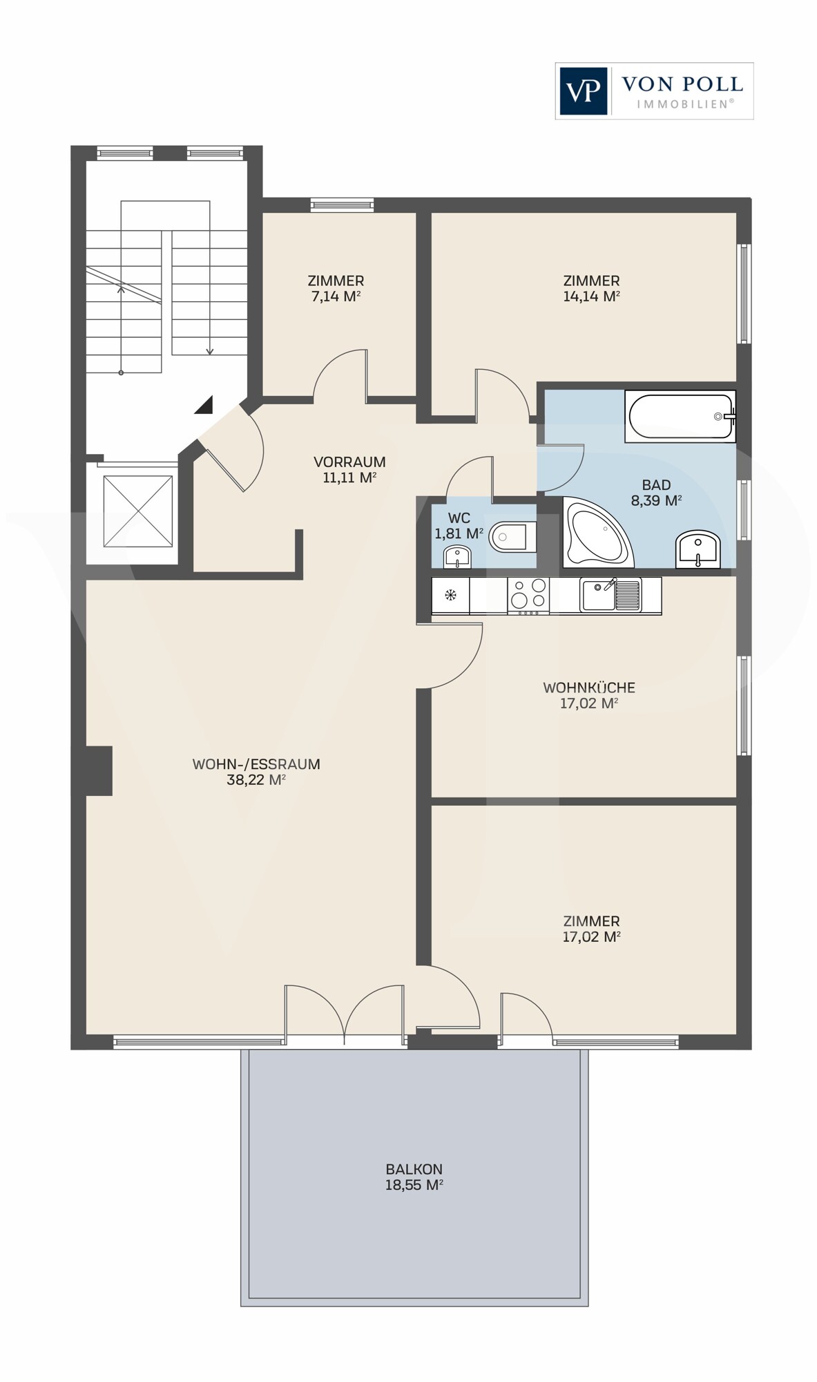 Großzügige 4,5-Zimmer-Wohnung mit Terrasse, Sauna und Klimaanlage in Brunn am Gebirge