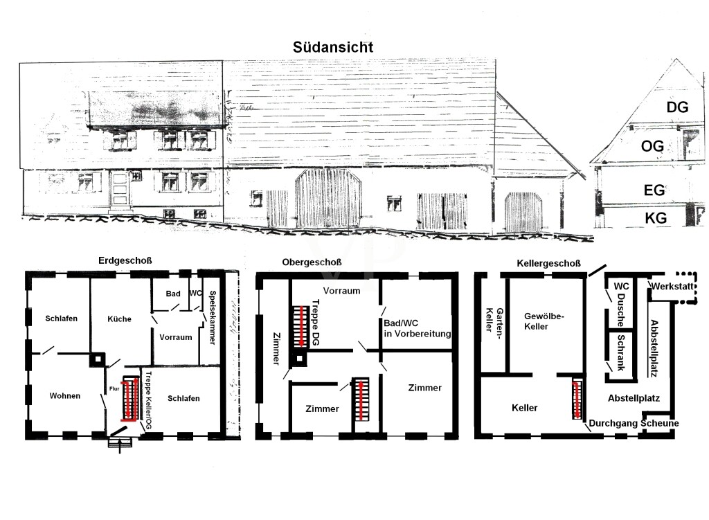 Hausplan komplett Hausplan komplett