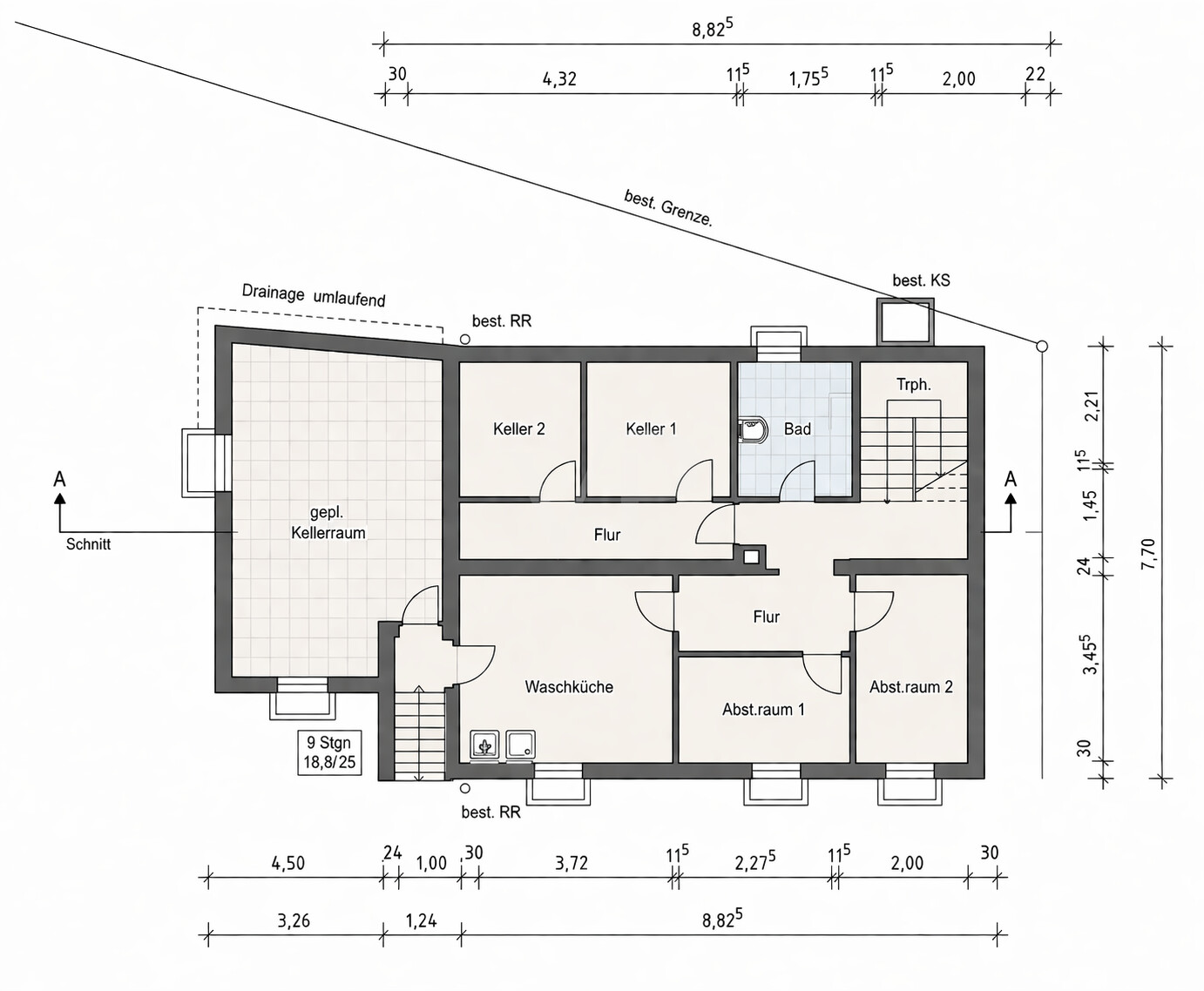 Grundriss UG