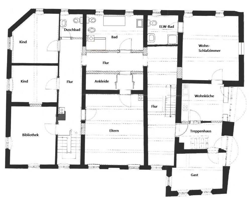 Grundriss Obergeschoss