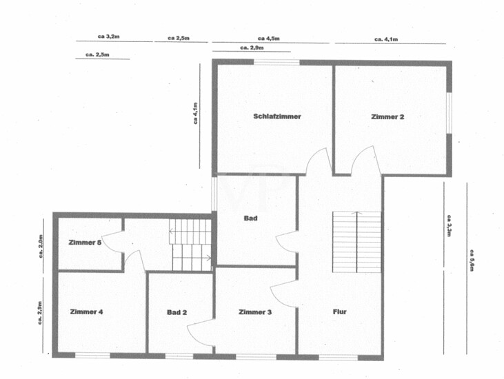 Grundriss Obergeschoss Grundriss Obergeschoss