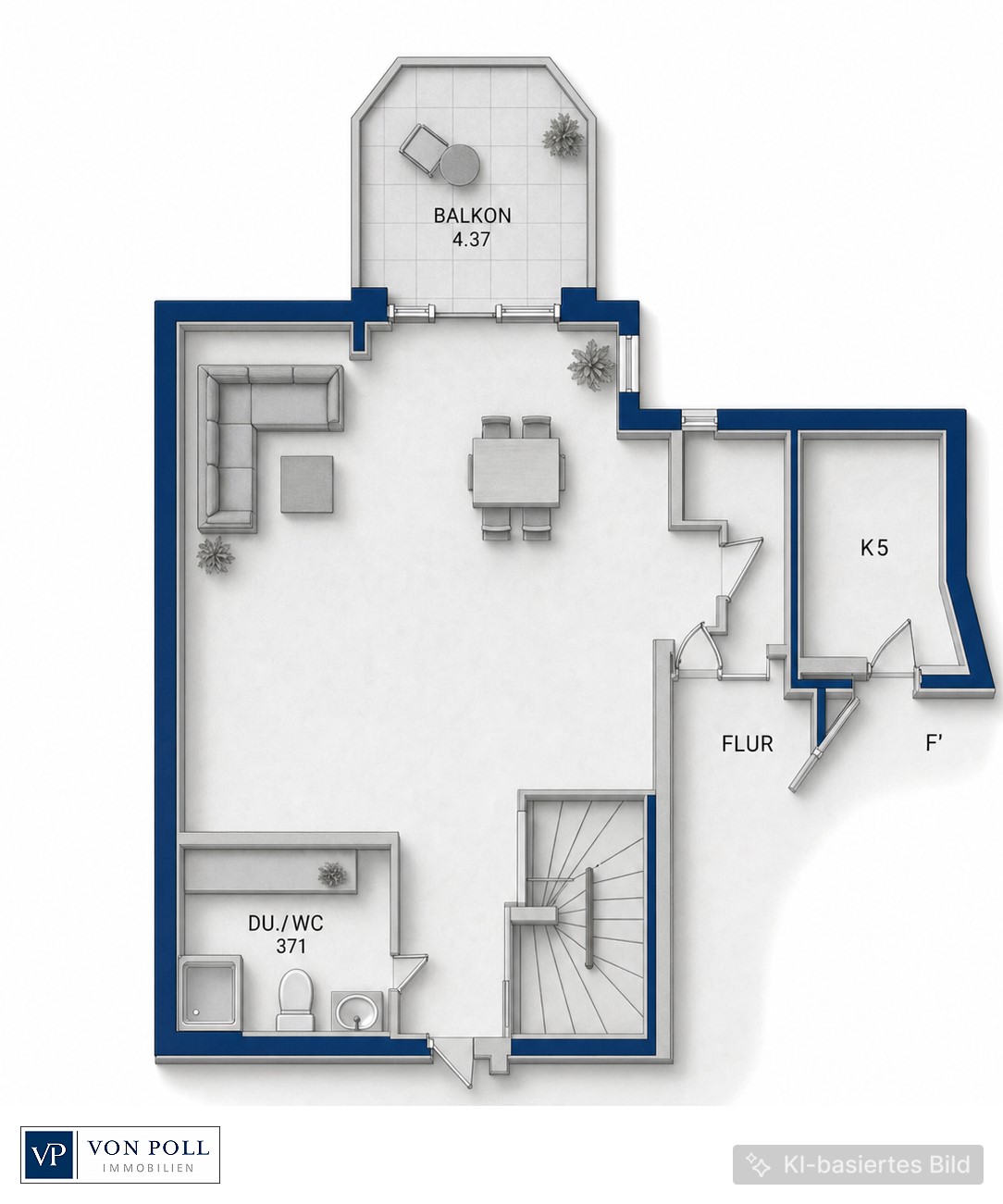 Grundriss DG KI