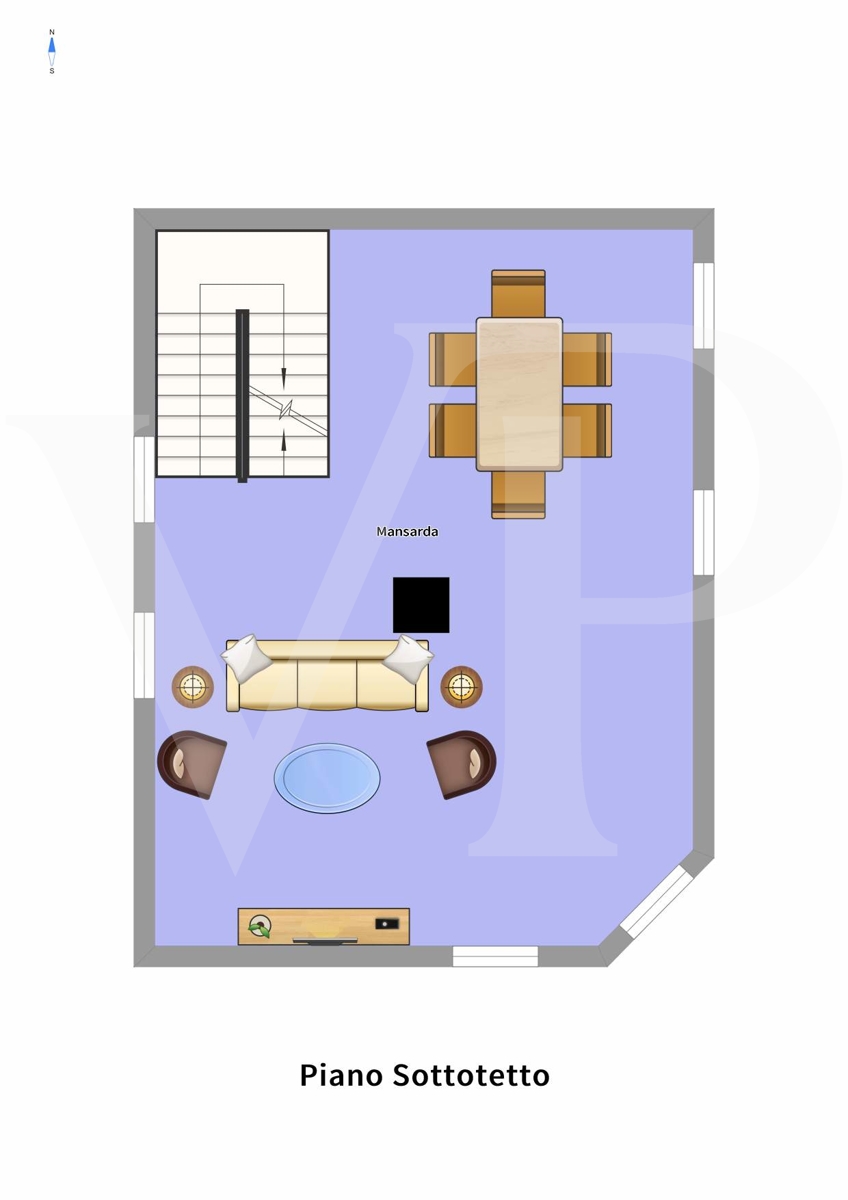 Maison individuelle avec terrasse panoramique centre du village