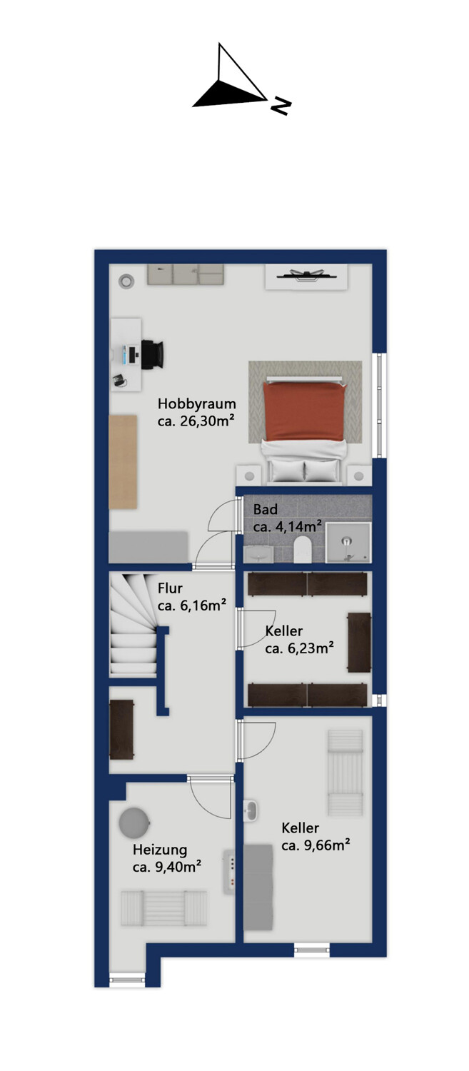 Grundriss Untergeschoss