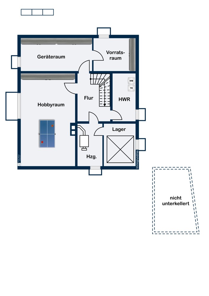 Grundriss Untergeschoss