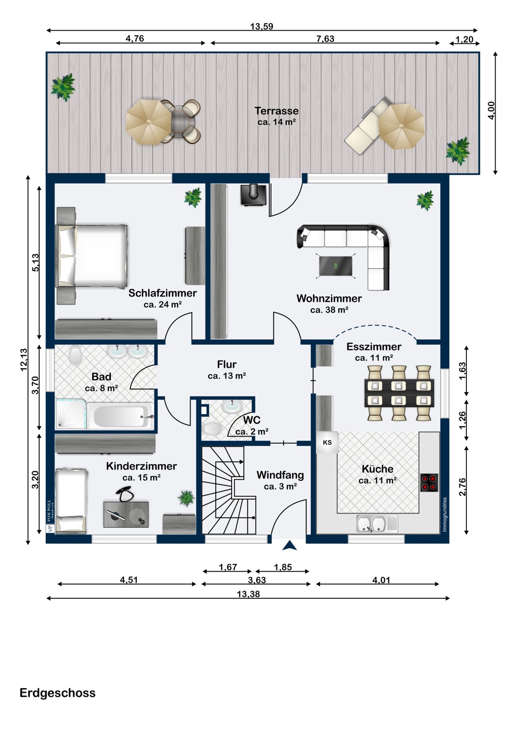 Ein warmes Zuhause, das Geborgenheit schenkt und Platz für Zukunftsträume bietet