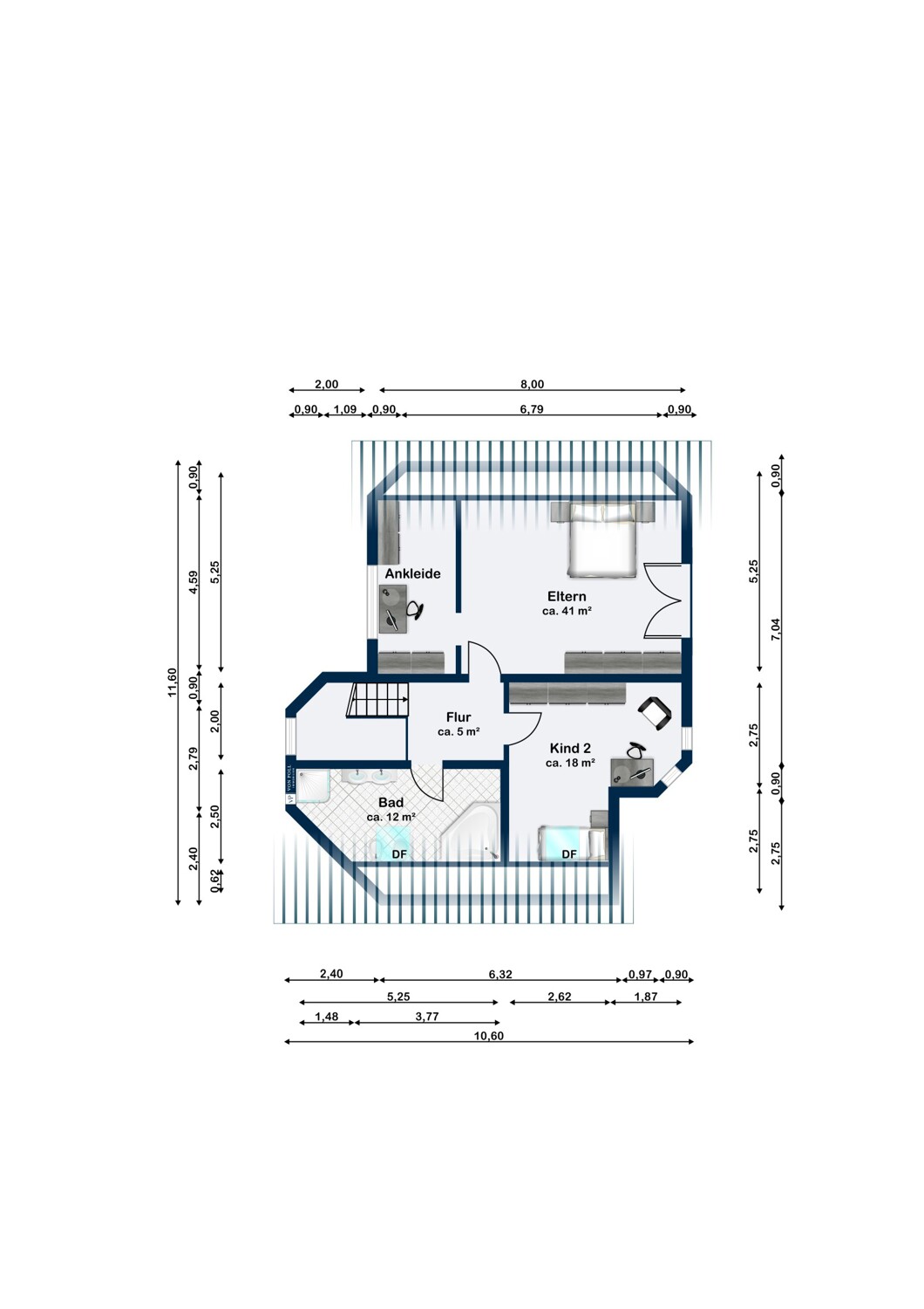 Grundriss Dachgeschoss