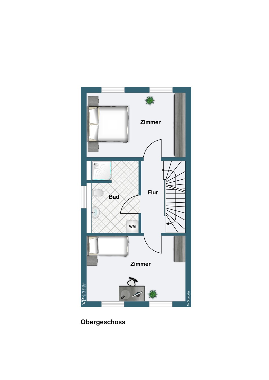 Grundriss Obergeschoss