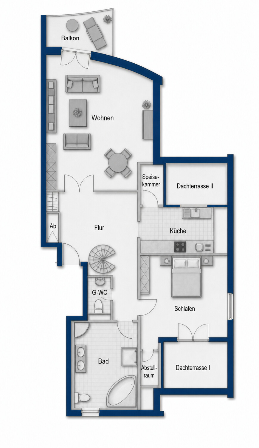 Grundriss Wohnung